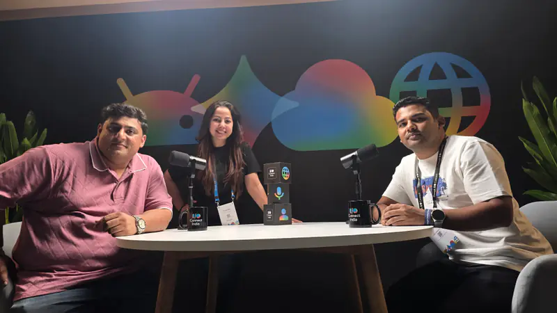 Belal Khan taking part in a developer podcast conversation