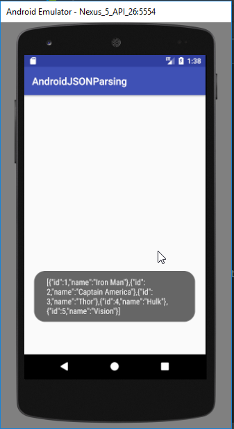 android json parsing