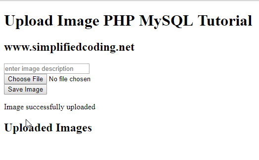 upload image php mysql