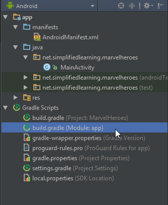 app level build gradle