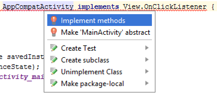 implement method