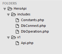php project structure