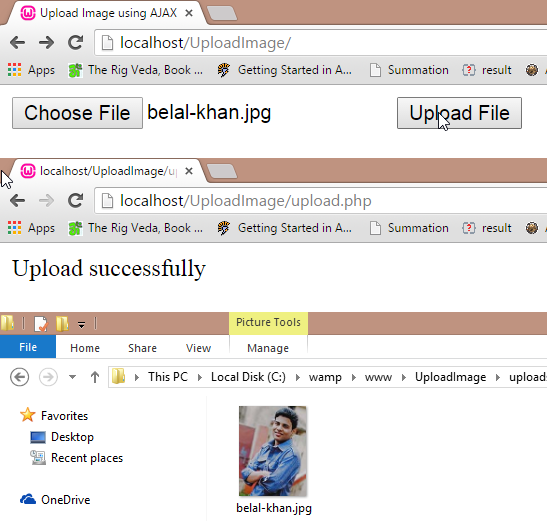 php upload image