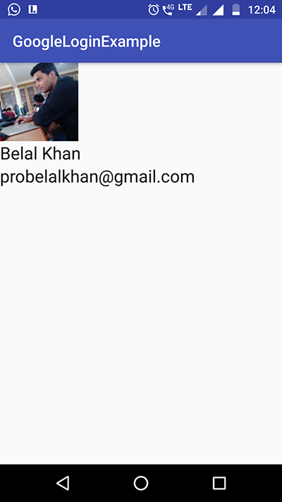 Google Login Android Tutorial