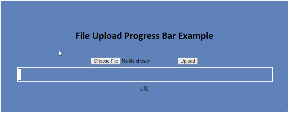 file upload progress bar