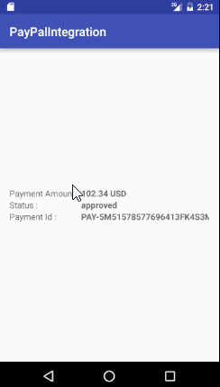 android paypal integration tutorial