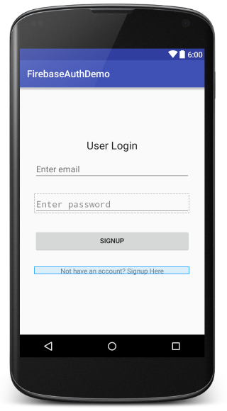 firebase user authentication tutorial