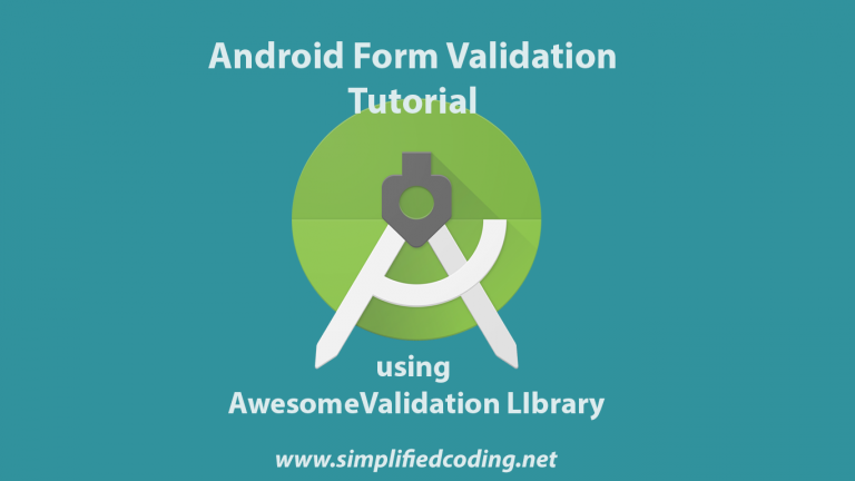 android form validation tutorial