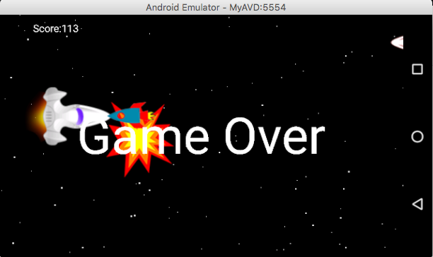 android game development tutorial game over