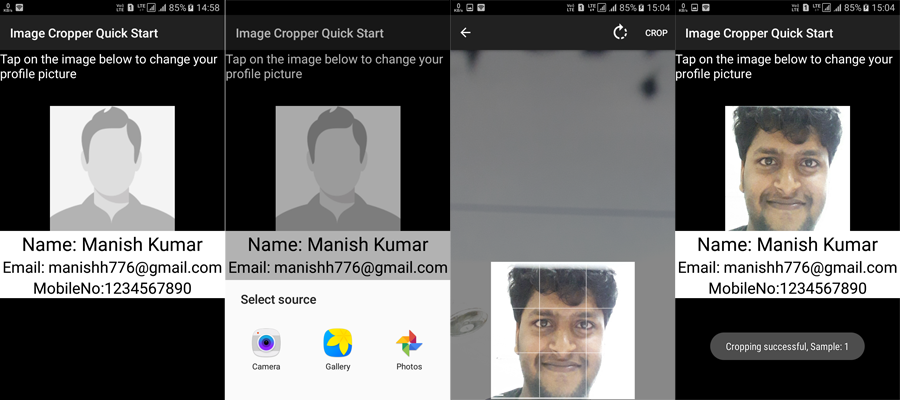 crop image android tutorial