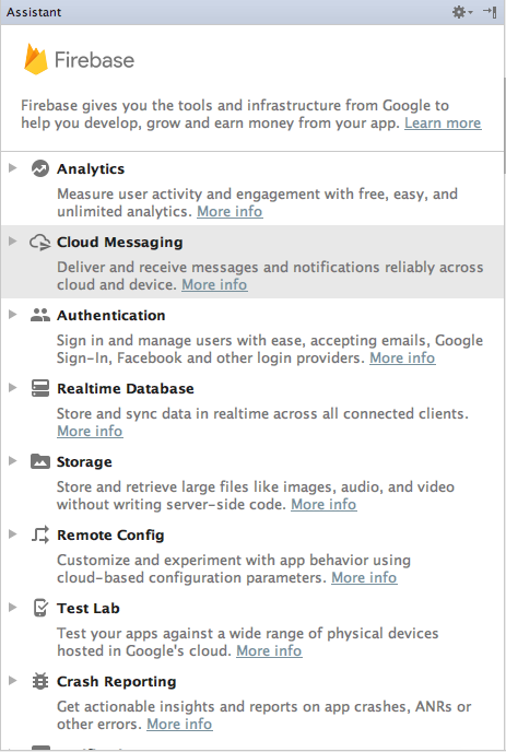 integrating firebase cloud messaging