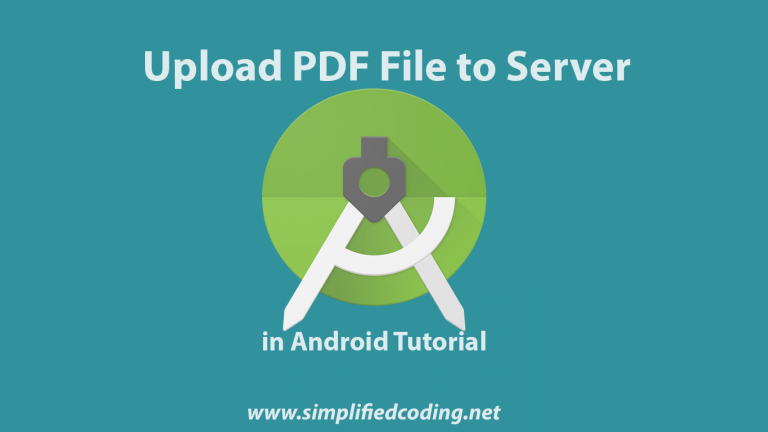 upload pdf file to server in android