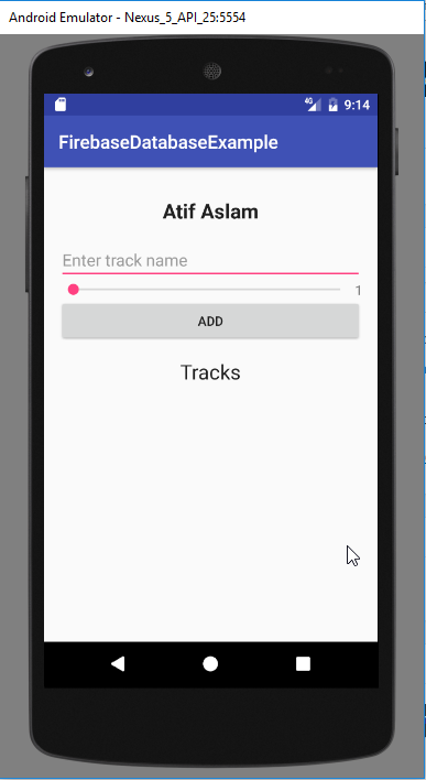 firebase realtime database