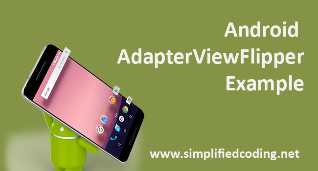 android adapterviewflipper example