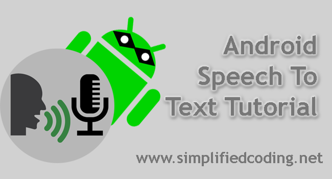 android speech to text
