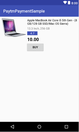 paytm integration in android example