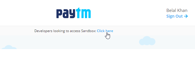 paytm sandbox