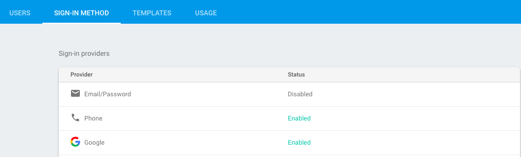 Enabling Firebase Phone Authentication