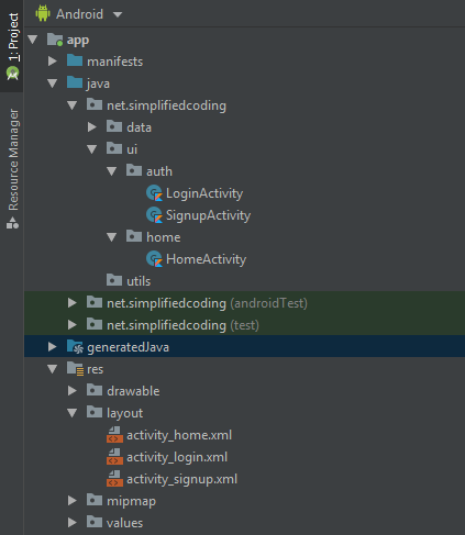 Firebase MVVM Example