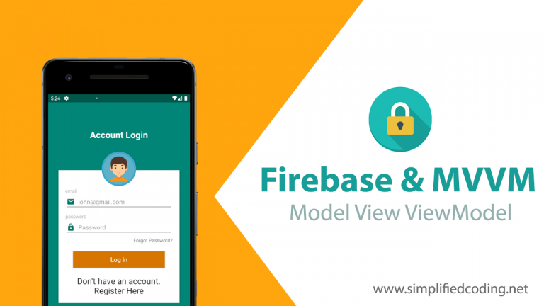 Firebase MVVM Example