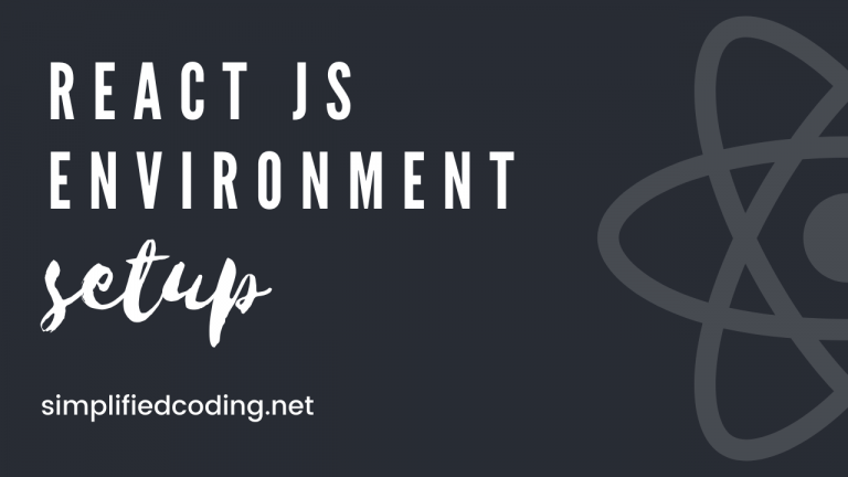 react js environment setup