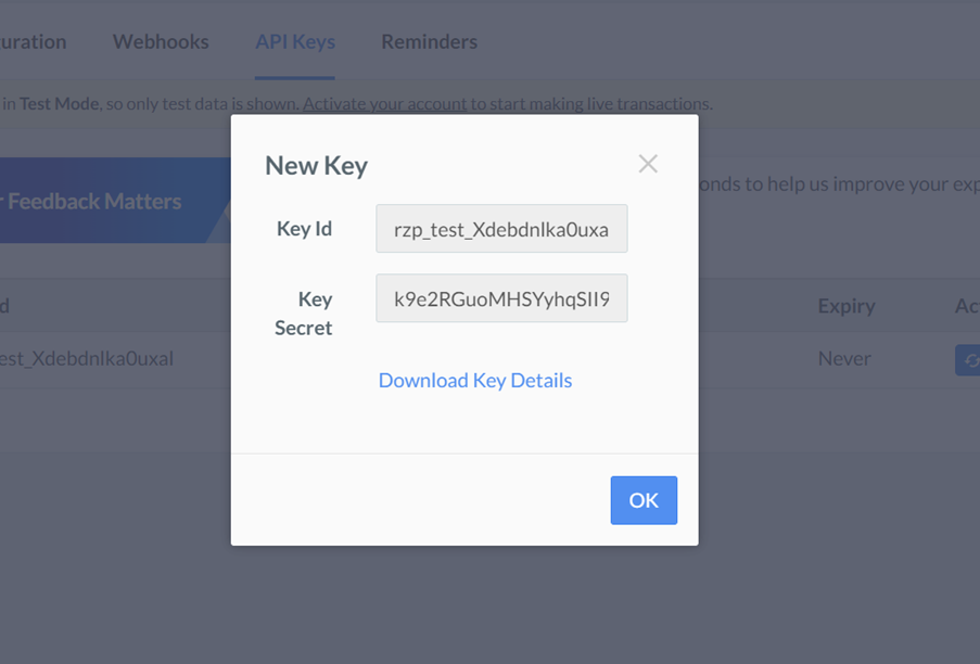 generated-api-key-and-secret-key